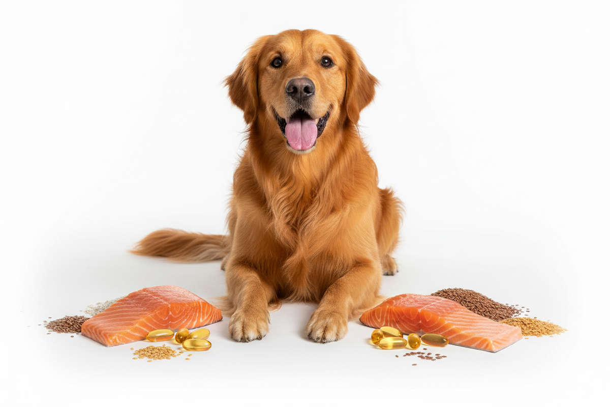 Oméga-3 EPA et DHA : ce que ces deux molécules font vraiment dans le corps du chien